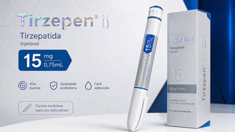 Tirzepen Tirzepatida 15mg/0,75mL – Caneta Multidose Premium